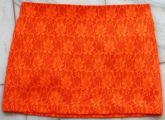 Saia de renda laranja neon