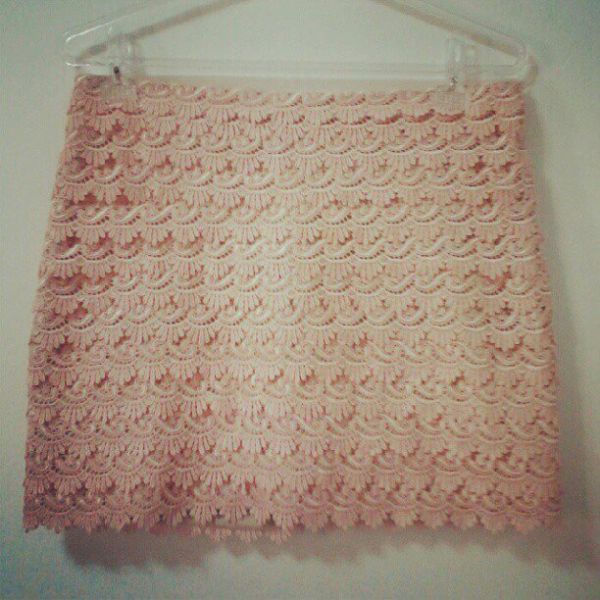 Saia de grippie rosa nud